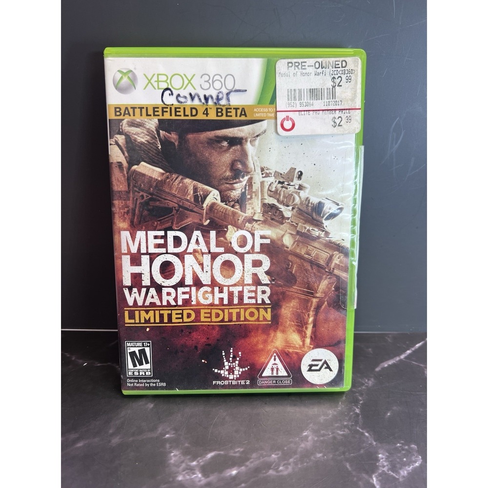 Medal of Honor: Warfighter -- Limited Edition (Microsoft Xbox 360, 2012)